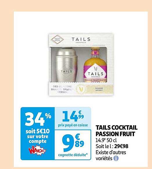 Tails Cocktail Passion Fruit