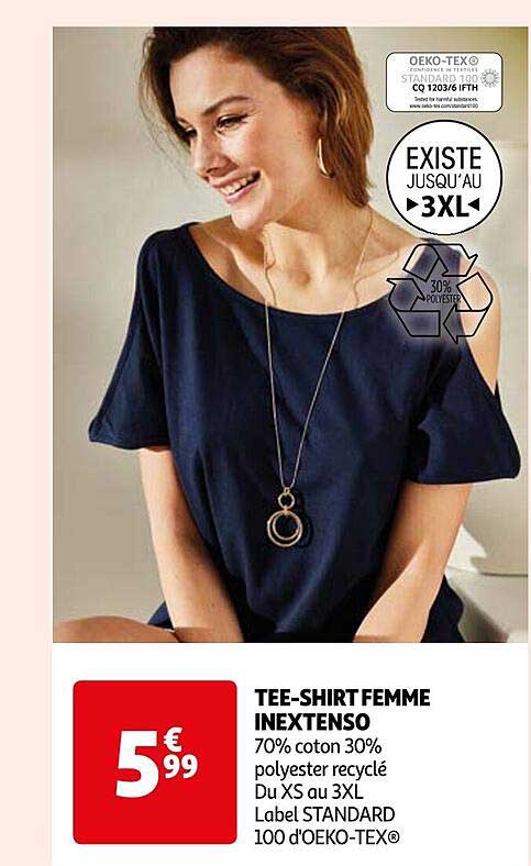tee-shirt femme inextenso