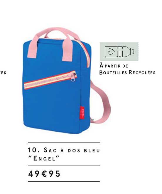 10. sac a dos bleu "engel"