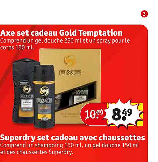 axe set cadeau gold temptation