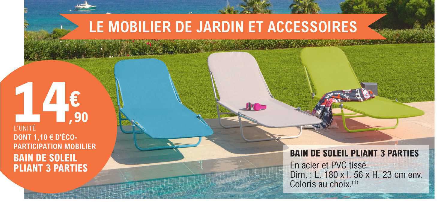 Bain De Soleil Pliant 3 Parties