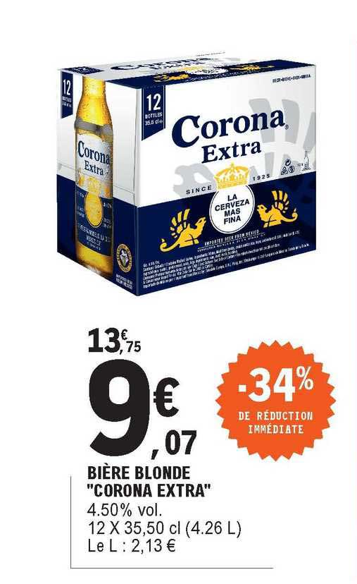 Bière Blonde "corona Extra" -34% De Réduction Immédiate