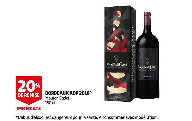 bordeaux aop 2018 mouton cadet