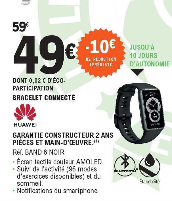 bracelet connecté huawei