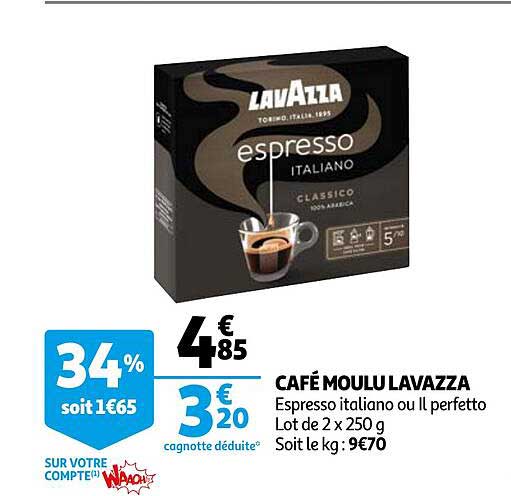 Café Moulu Lavazza