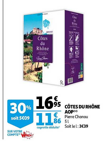 côtes du rhône aop pierre chanau