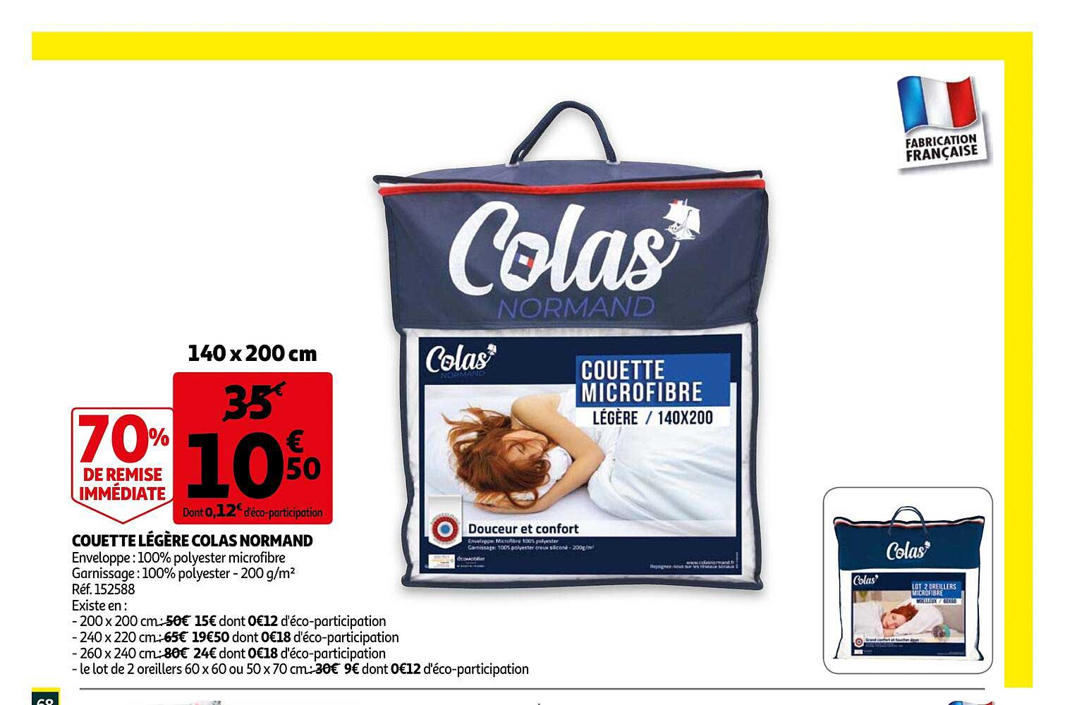 Couette Légère Colas Normand