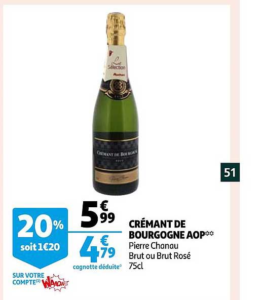 crémant de bourgogne aop pierre chanau