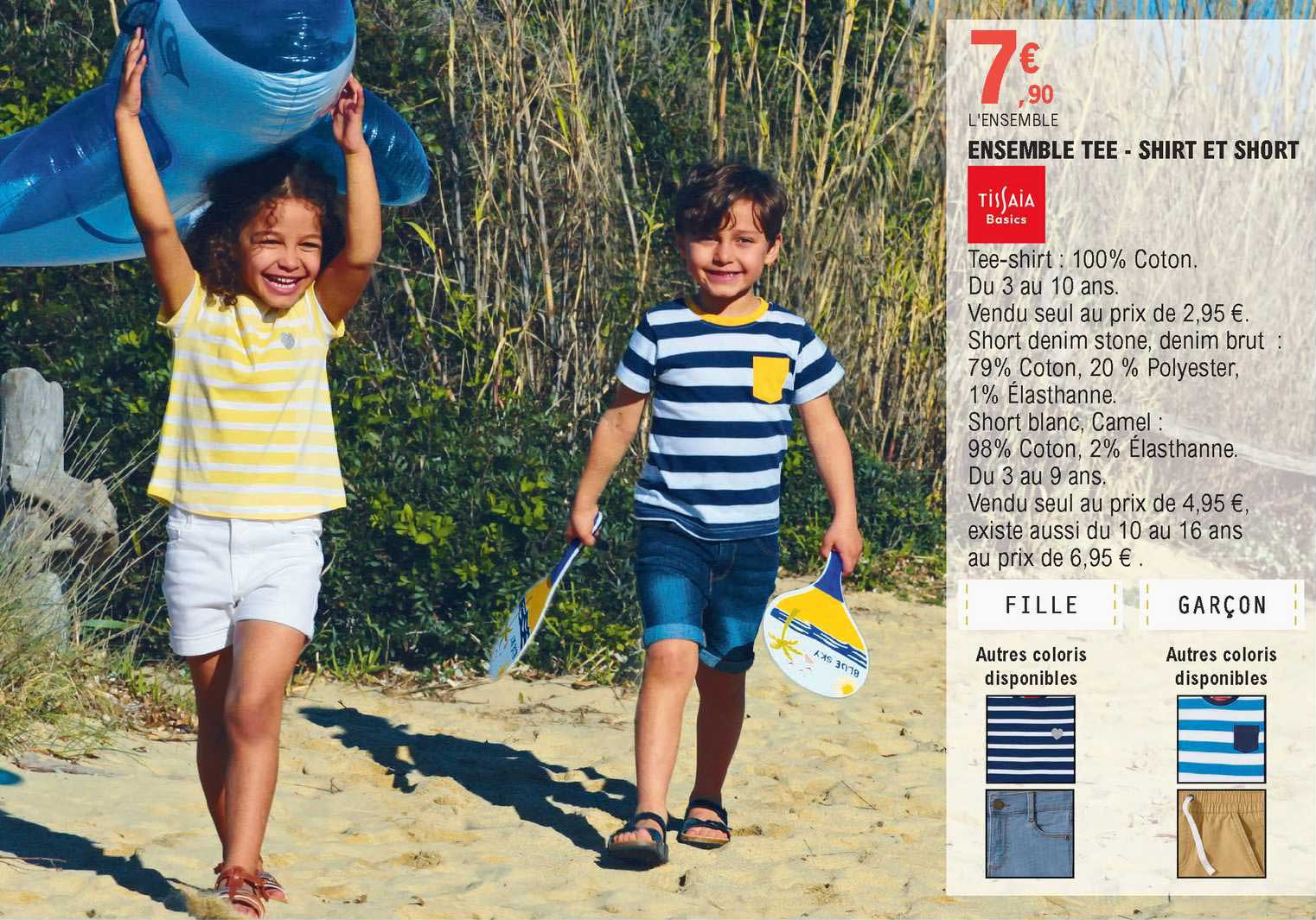 ensemble tee-shirt et short