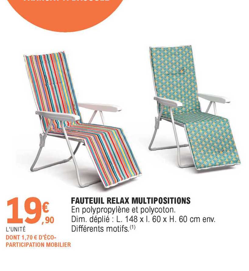 Fauteuil Relax Multipositions