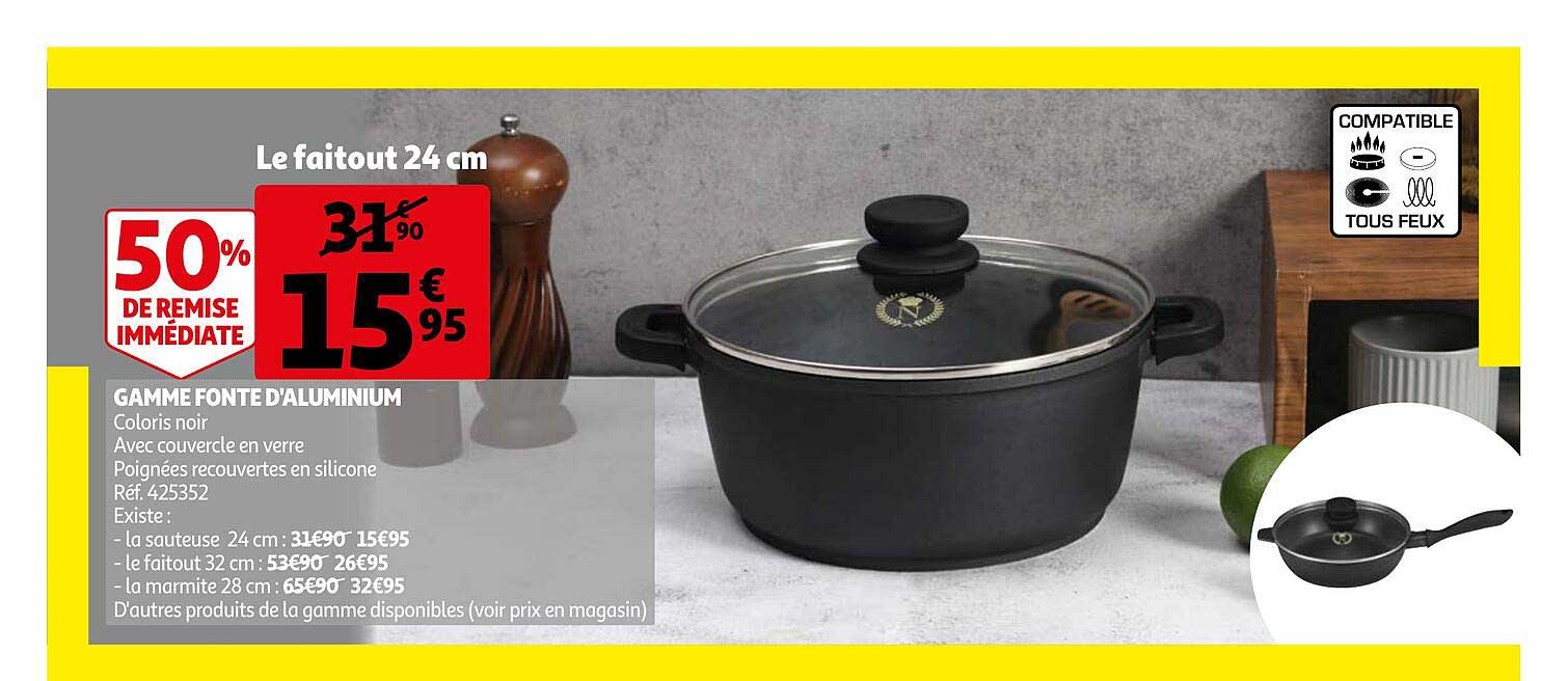 gamme fonte d'aluminium