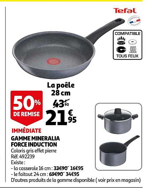gamme mineralia force induction tefal