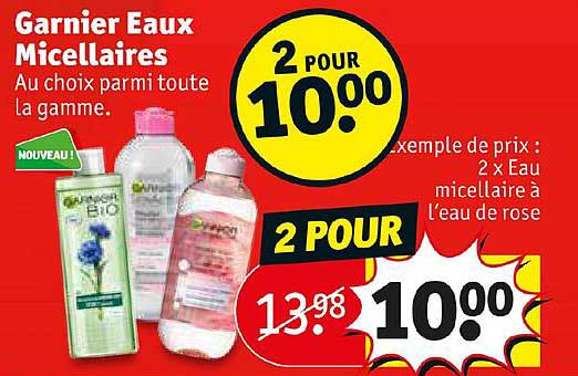 garnier eaux micellaires