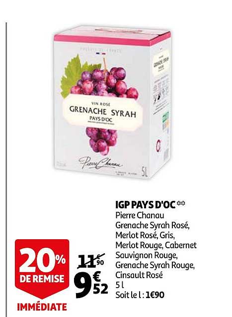 igp pays d'oc pierre chanau