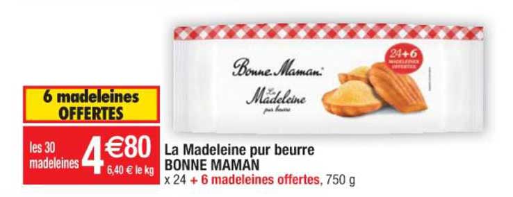 la madeleine pur beurr bonne maman