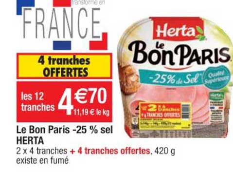 Le Bon Paris -25% Sel Herta