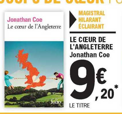 le cœur de l'angleterre jonathan coe