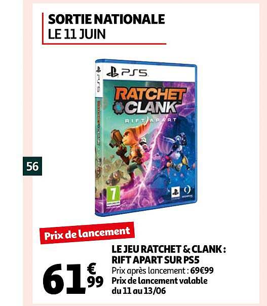 le jeu ratchet & clank : rift apart sur ps5