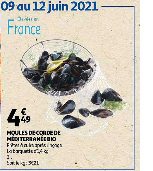 Moules De Corde De Méditerranée Bio