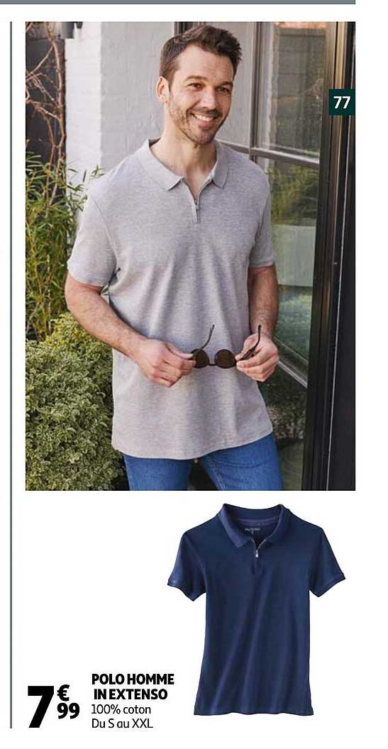 polo homme in extenso