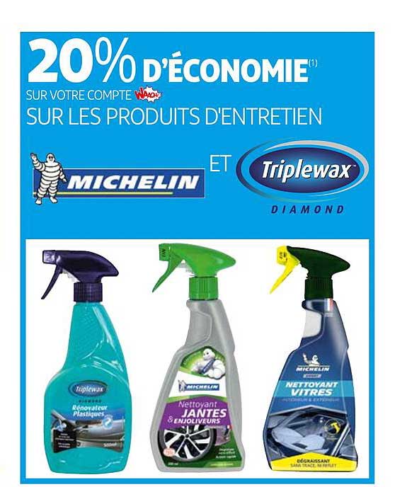 produits d'entretien michelin et triplewax