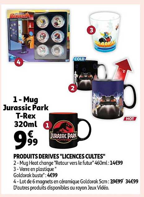 Produits Dérivés "licences Cultes"