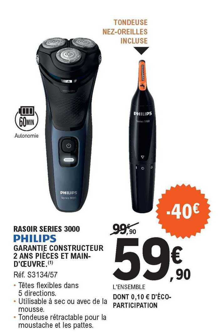 rasoir series 3000 philips