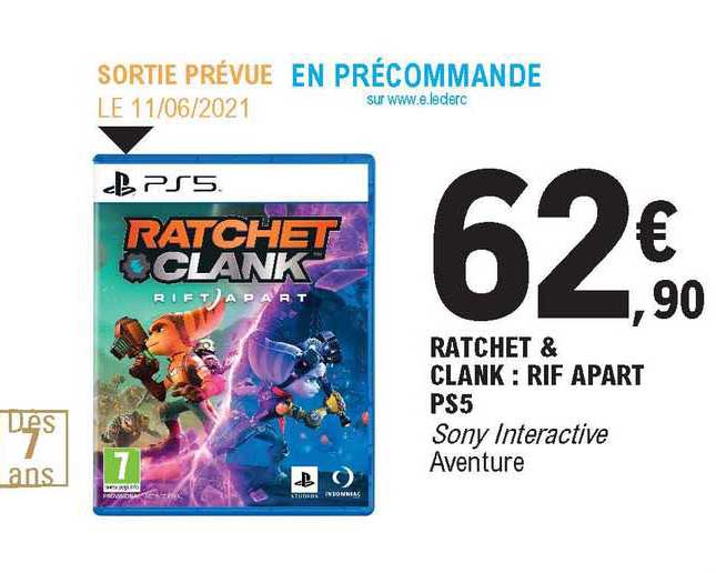 ratchet & clank : rif apart ps5