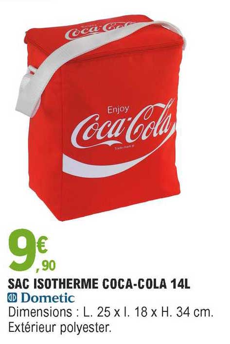 sac isotherme coca-cola 14l dometic