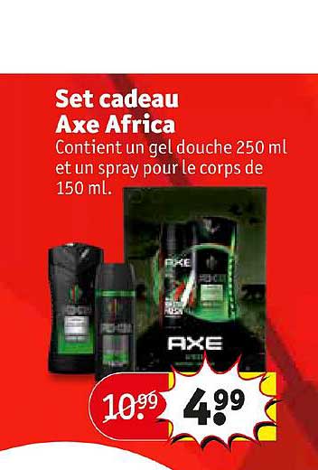 Set Cadeau Axe Africa