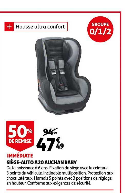 siège-auto a20 auchan baby