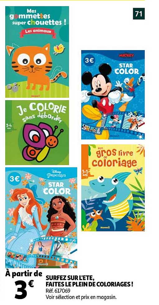 surfez sur l'été, faites le plein de coloriages !