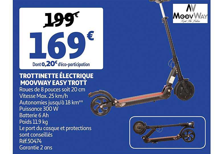Trottinette électrique Moovway Easy Trott