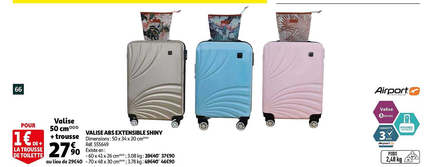 valise abs extensible shiny