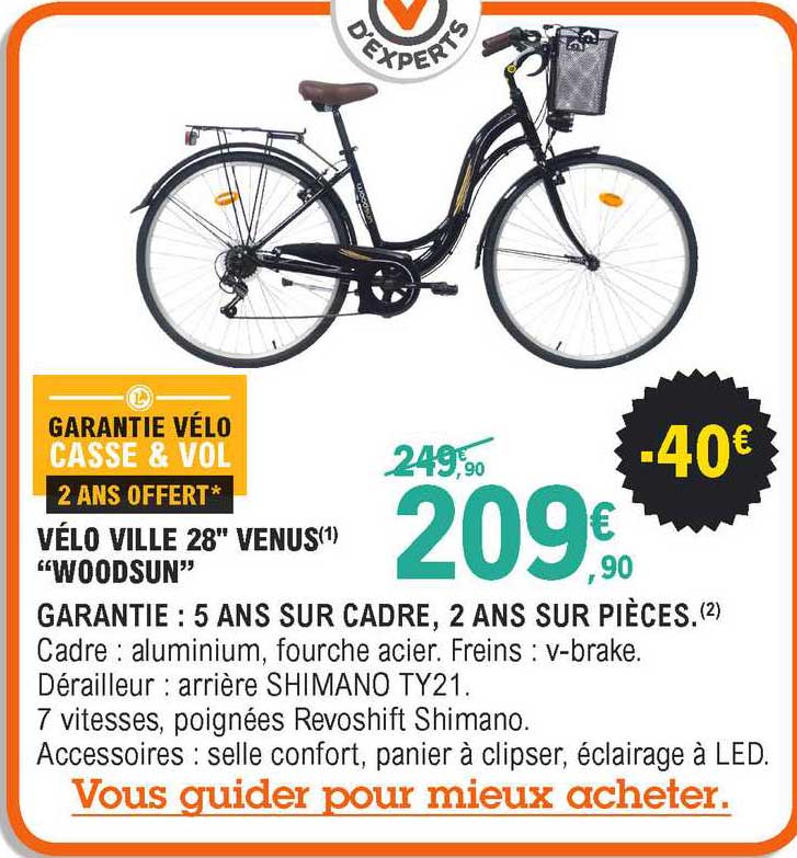 vélo ville 28" venus "woodsun"