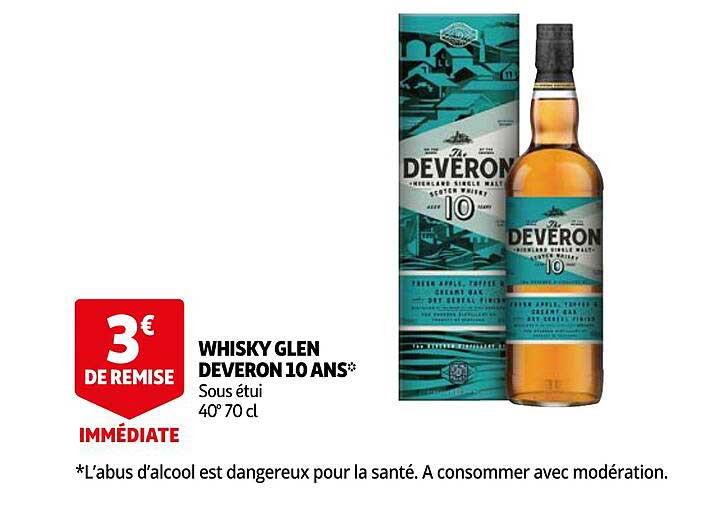 whisky glen deveron 10 ans