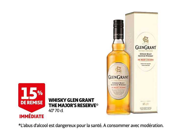 whisky glen grant the major's reserve