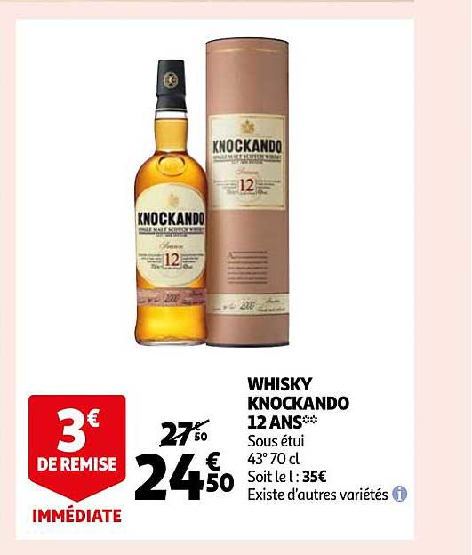 whisky knockando 12 ans