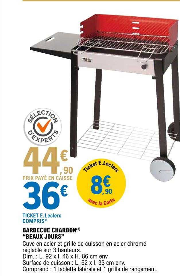 barbecue charbon "beaux jours"