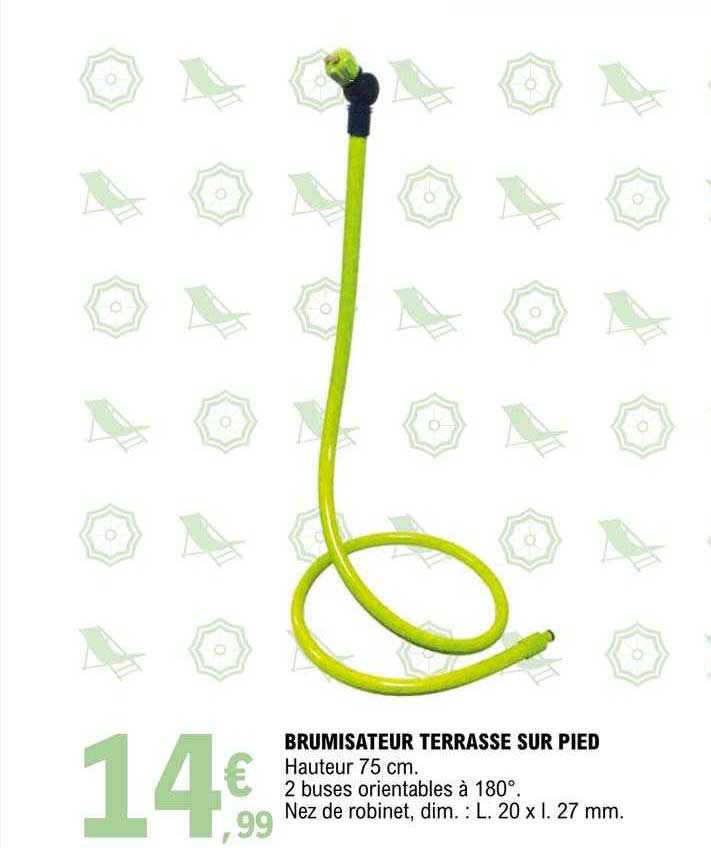 Brumisateur Terrasse Sur Pied