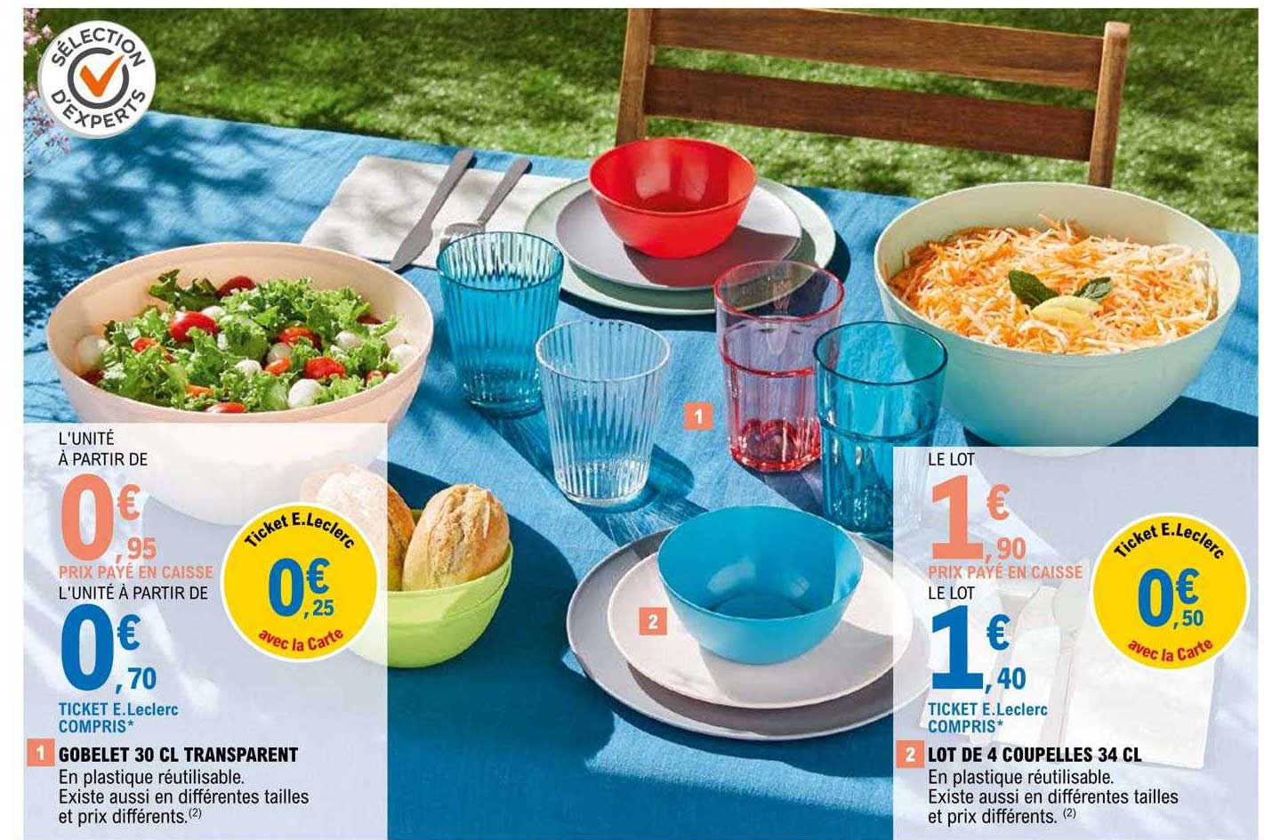 gobelet 30cl transparent, lot de 4 coupelles 34cl