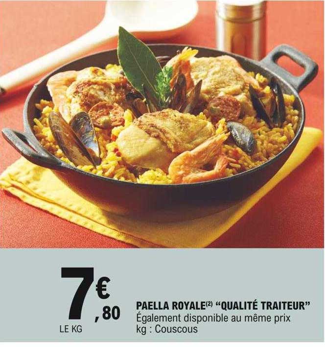 Paella Royale "qualité Traiteur"