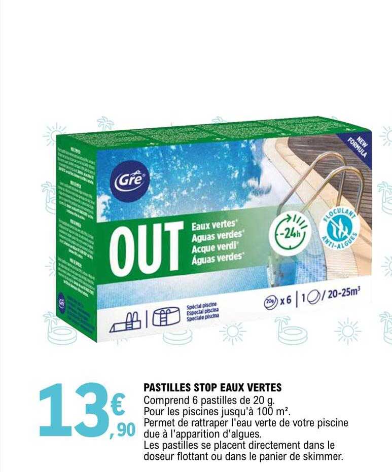 pastilles stop eaux vertes gre
