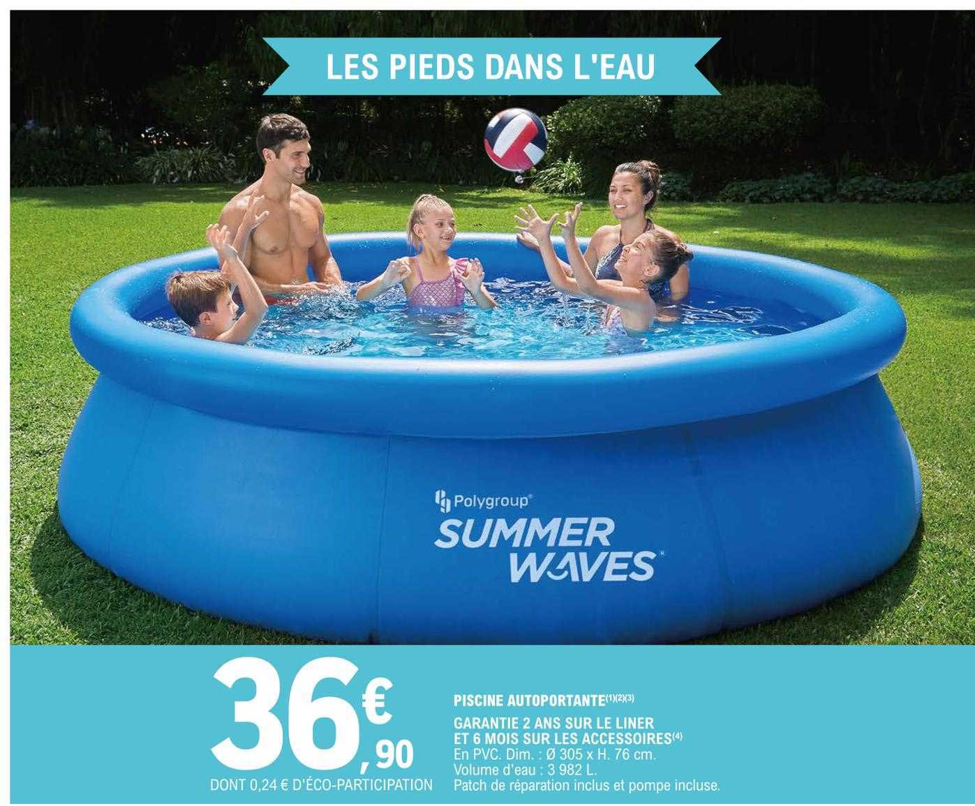 piscine autoportante summer waves