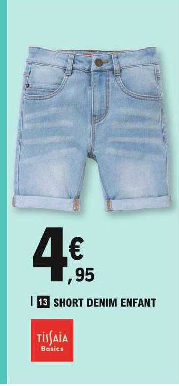 Short Denim Enfant