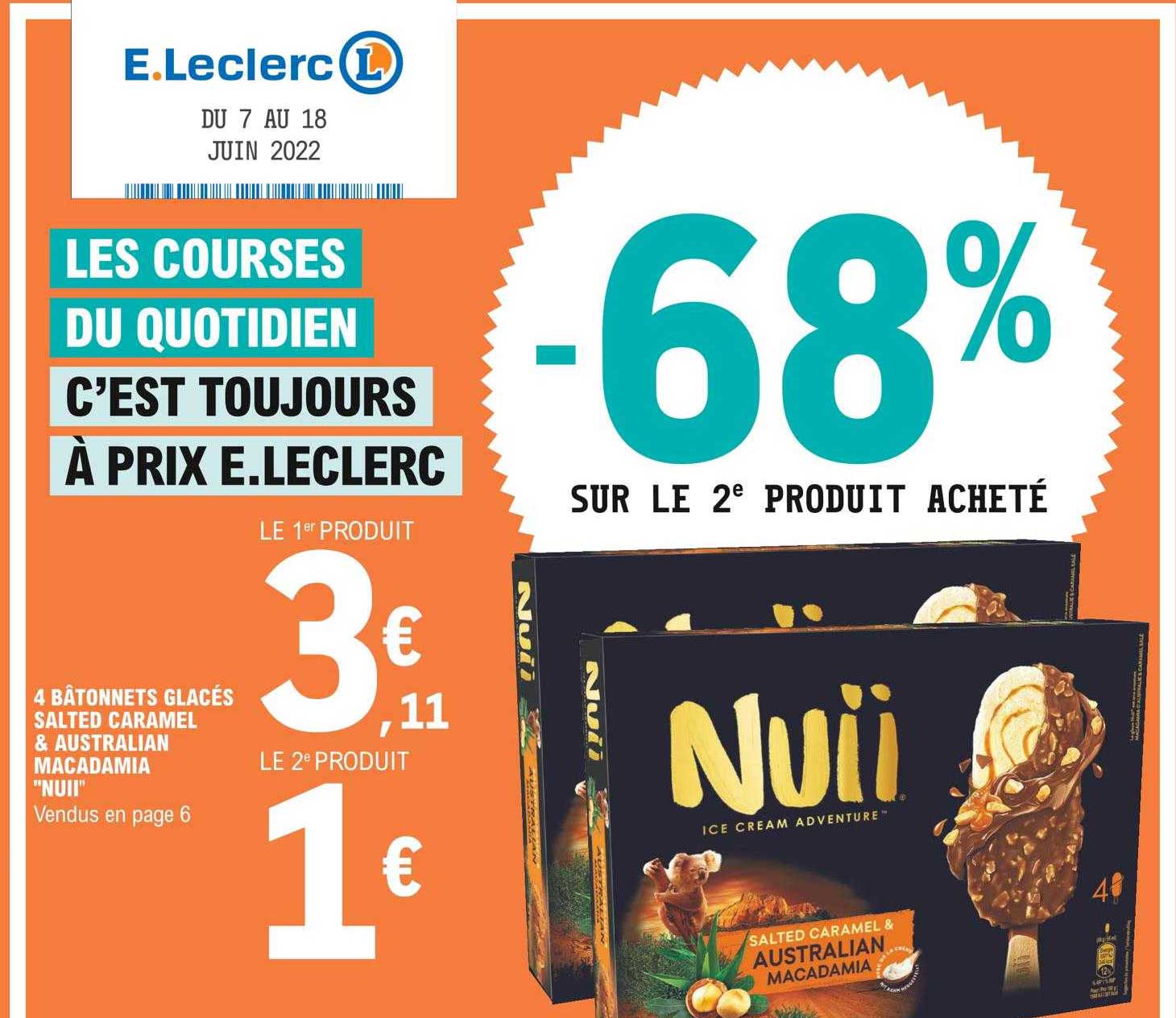 4 Bâtonnets Glacés Salted Caramel & Australian Macadamia "nuii"