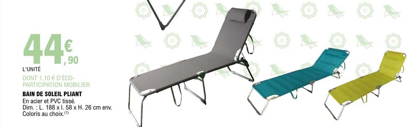 Bain De Soleil Pliant