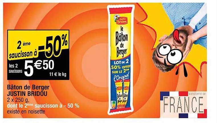 bâton de berger justin bridou