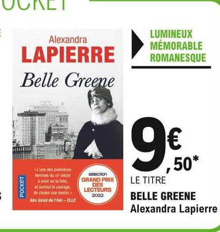 belle greene alexandra lapierre