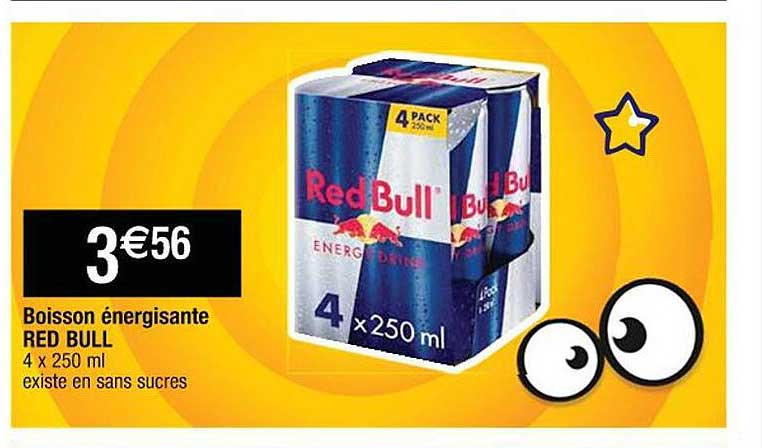 boisson énergisante red bull